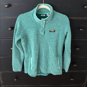 L.L. Bean Aqua Fleece Pullover
